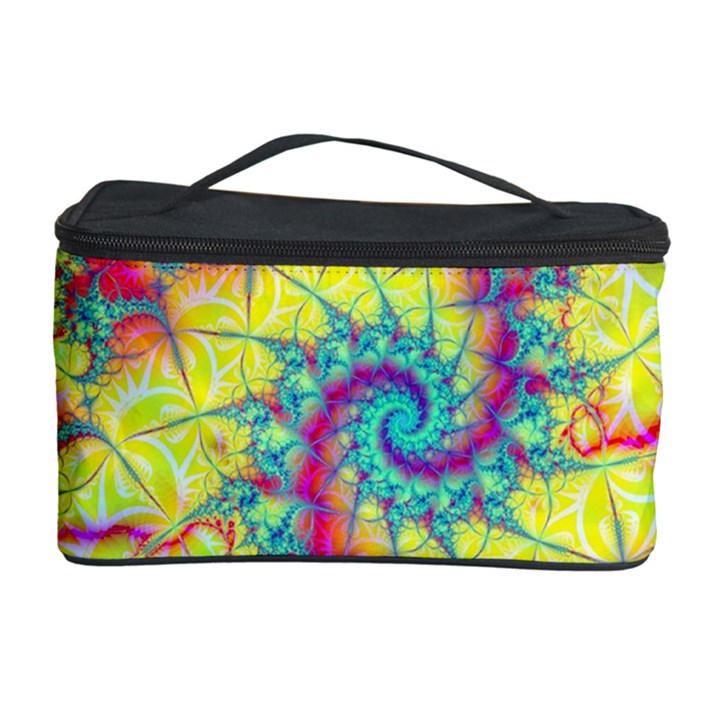 Fractal Spiral Abstract Background Cosmetic Storage Case