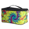 Fractal Spiral Abstract Background Cosmetic Storage Case View3