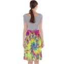 Fractal Spiral Abstract Background Midi Beach Skirt View2