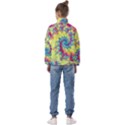 Fractal Spiral Abstract Background Kids  Half Zip Hoodie View2