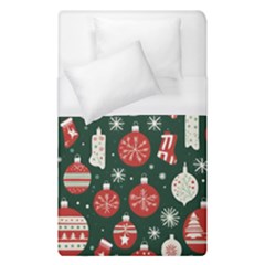 Christmas Decoration Winter Xmas Duvet Cover (single Size) by Vaneshop