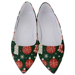 Christmas Decoration Winter Xmas Women s Low Heels by Vaneshop