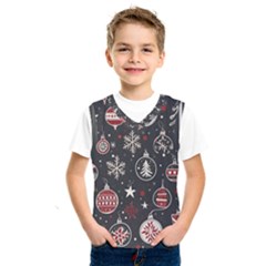 Christmas Winter Xmas Kids  Basketball Tank Top by Vaneshop