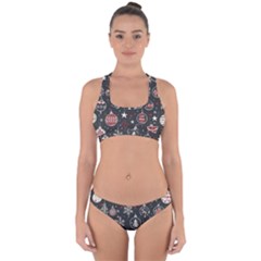 Christmas Winter Xmas Cross Back Hipster Bikini Set by Vaneshop