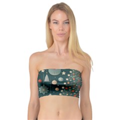 Tree Christmas Bandeau Top by Vaneshop