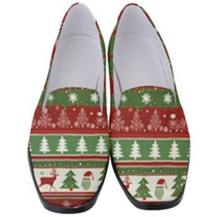 Christmas Decoration Winter Xmas Pattern Women s Classic Loafer Heels by Vaneshop