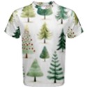 Christmas Xmas Trees Men s Cotton T-Shirt View1