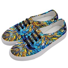 Stained Glass Winter Women s Classic Low Top Sneakers