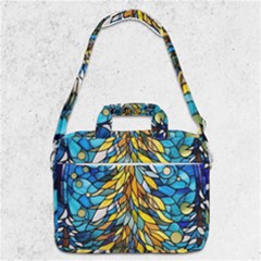 Stained Glass Winter Macbook Pro 13  Shoulder Laptop Bag  by Vaneshop