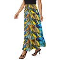 Stained Glass Winter Tiered Ruffle Maxi Skirt View2