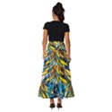 Stained Glass Winter Tiered Ruffle Maxi Skirt View4