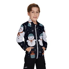 Snowman Christmas Kids  Windbreaker