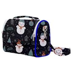 Snowman Christmas Satchel Shoulder Bag by Vaneshop