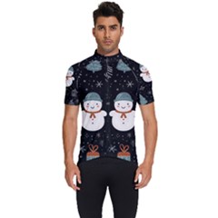 Snowman Christmas Men s Short Sleeve Cycling Jersey by Vaneshop