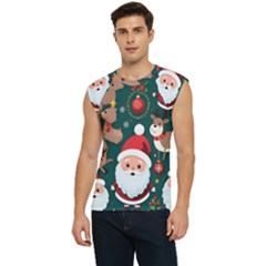 Christmas Santa Claus Men s Raglan Cap Sleeve T-shirt by Vaneshop