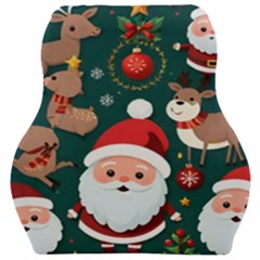 Christmas Santa Claus Car Seat Velour Cushion  by Vaneshop