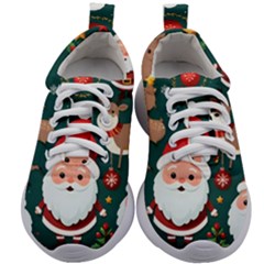 Christmas Santa Claus Kids Athletic Shoes by Vaneshop