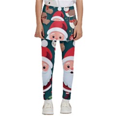 Christmas Santa Claus Kids  Skirted Pants by Vaneshop