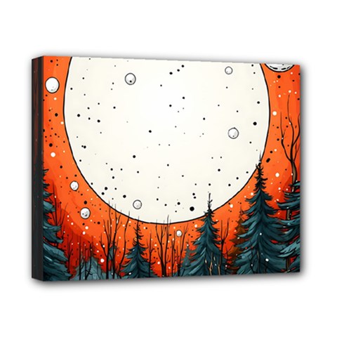 Moon Night Nature Dream Sky Canvas 10  X 8  (stretched) by Vaneshop