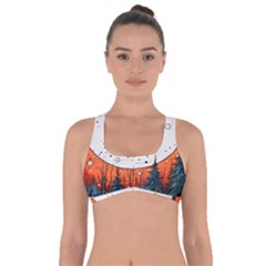 Moon Night Nature Dream Sky Got No Strings Sports Bra by Vaneshop