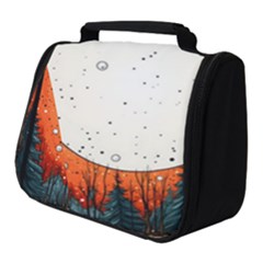 Moon Night Nature Dream Sky Full Print Travel Pouch (small) by Vaneshop