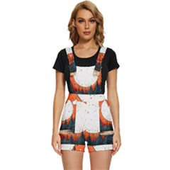 Moon Night Nature Dream Sky Short Overalls