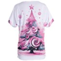 Winter Christmas Snow Xmas Tree Women s Oversized T-Shirt View2