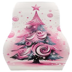 Winter Christmas Snow Xmas Tree Car Seat Back Cushion  by Vaneshop