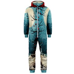 Christmas Frame Border Hooded Jumpsuit (men) by Vaneshop