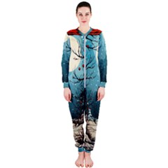 Christmas Frame Border Onepiece Jumpsuit (ladies) by Vaneshop