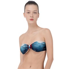 Christmas Frame Border Classic Bandeau Bikini Top  by Vaneshop