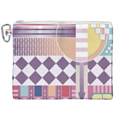 Abstract Shapes Colors Gradient Canvas Cosmetic Bag (xxl) by Vaneshop