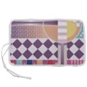 Abstract Shapes Colors Gradient Pen Storage Case (L) View1