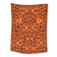 Floral Time In Peace And Love Medium Tapestry