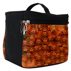 Floral Time In Peace And Love Make Up Travel Bag (small) by pepitasart