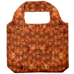 Floral Time In Peace And Love Foldable Grocery Recycle Bag by pepitasart