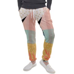 Leaves Pattern Design Colorful Decorative Texture Men s Jogger Sweatpants by Vaneshop