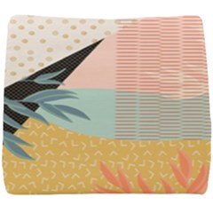 Leaves Pattern Design Colorful Decorative Texture Seat Cushion by Vaneshop