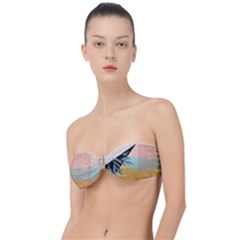 Leaves Pattern Design Colorful Decorative Texture Classic Bandeau Bikini Top  by Vaneshop