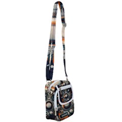 Illustrations Technology Robot Internet Processor Shoulder Strap Belt Bag by Vaneshop