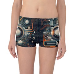 Illustrations Technology Robot Internet Processor Boyleg Bikini Bottoms by Vaneshop