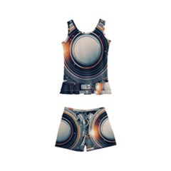 Illustrations Technology Robot Internet Processor Kids  Boyleg Swimsuit by Vaneshop