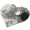 Apple Males Almond Bread Abstract Mathematics Wooden Puzzle Heart View2