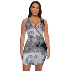 Apple Males Almond Bread Abstract Mathematics Draped Bodycon Dress by Vaneshop