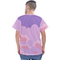 Sky Nature Sunset Clouds Space Fantasy Sunrise Men s V-Neck Scrub Top View2