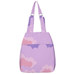 Sky Nature Sunset Clouds Space Fantasy Sunrise Center Zip Backpack by Vaneshop