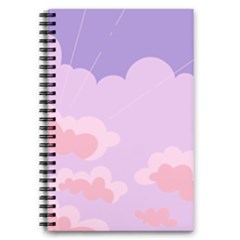 Sky Nature Sunset Clouds Space Fantasy Sunrise 5 5  X 8 5  Notebook by Vaneshop