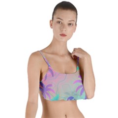 Palm Trees Leaves Plants Tropical Wreath Layered Top Bikini Top  by Vaneshop