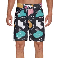 Art Pattern Design Background Print Men s Beach Shorts by Vaneshop