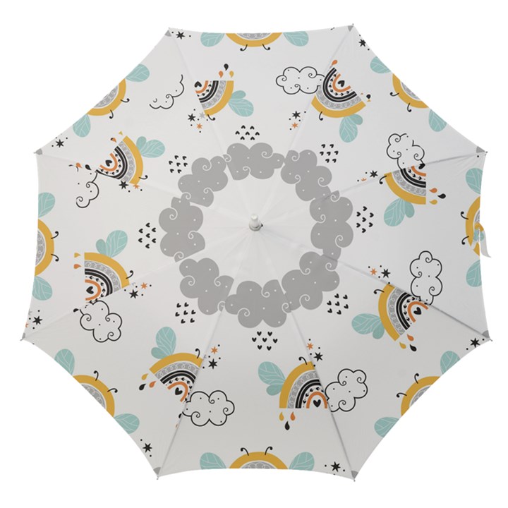 Art Pattern Design Wallpaper Background Print Straight Umbrellas